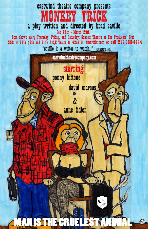 monkey trick 11 x 17